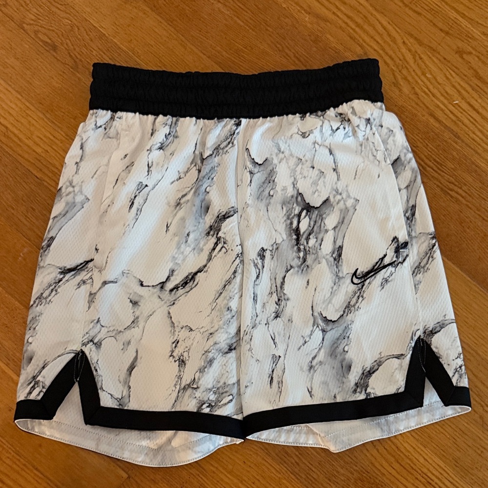 Nike Black and White Marble Shorts